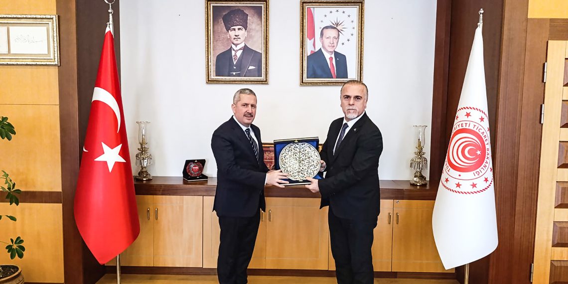 Ticaret Bakan Yardımcısı Sn. MAHMUT GÜRCAN’ı ziyaret.